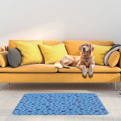 Washable Pee Pads for Dogs,2 Pack Extra Large 36"x72" Super Absorbent Reusable Puppy Pads,Non-Slip 100% Waterproof Dog Pee Pad,Pet Training Pads for Couch, Crate,Potty Training,Floor