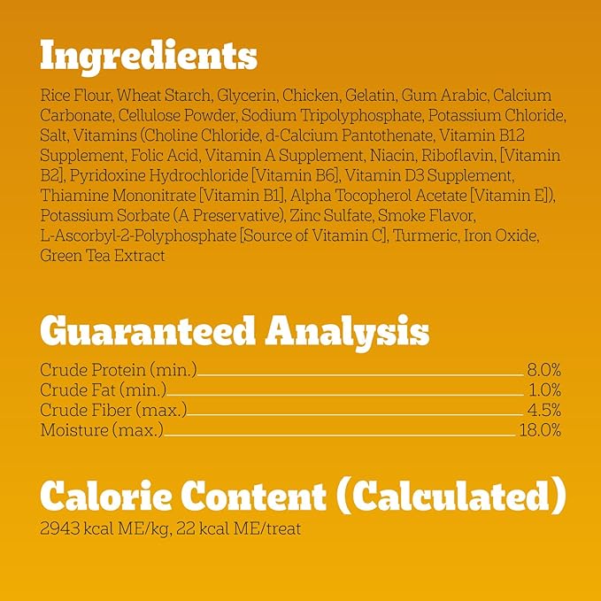 Pedigree Dentastix Dental Chews for Dogs, Small and Toy Breed Dog Treats, Original with Real Chicken Flavor, (4) 58ct Bags (232 Treats Total)