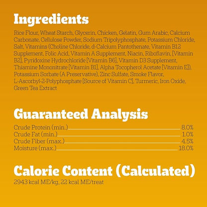 Pedigree Dentastix Dental Chews for Dogs, Small and Toy Breed Dog Treats, Original with Real Chicken Flavor, (4) 58ct Bags (232 Treats Total)