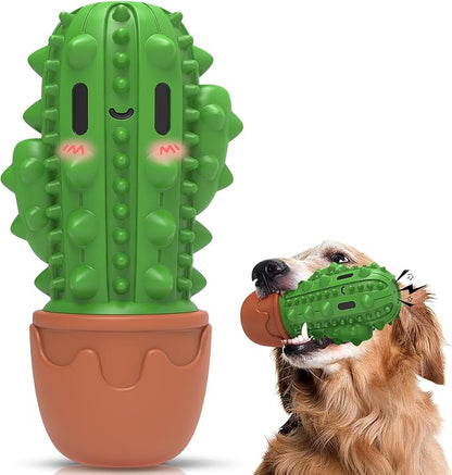 Pamlulu Dog Chew Toys Toothbrush Stick Teeth Cleaning Brush Dental for Medium Large Dog, Puppy Christmas,Easter Birthday Gifts,Outdoor Dog Squeaky Toys for Aggressive Chewers Tough Toys Interactive