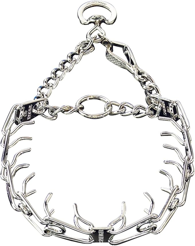 Herm Sprenger Pet Supply Imports Stainless Steel Training Collar with Quick Release Snap for Dogs, Small, 2.25mm, Fits Necks up to 14"