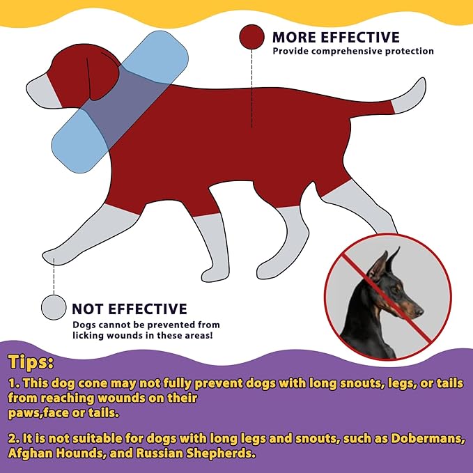 Crazy Felix Soft Donut Cone for Dogs to Stop Licking,French Bulldog Recovery Collar After Surgery Inflatable Cone Alternative for Small Medium Large Dogs, Elizabethan Collar with Boxer Pattern