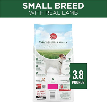 Purina ONE Plus Small Breed Lamb and Rice Formula Dry Dog Food - 3.8 lb. Bag