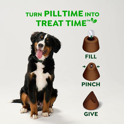 Greenies Pill Pockets for Dogs Small Size, Tablet Pill Treats for Dogs, Hickory Smoke Flavor, 3.2 oz. Pouch