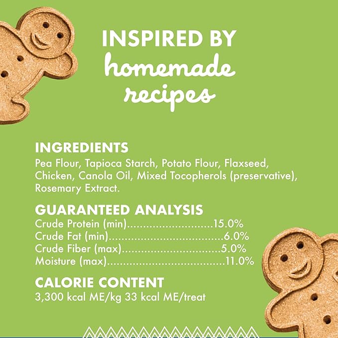 Buddy Biscuits 14 oz. Box of Grain-Free Crunchy Dog Treats Made with Natural Roasted Chicken