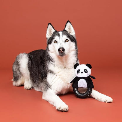 Fringe Studio Rubber Dog Toy, STU-Panda-OUS!, Pet Shop Collection (519081)