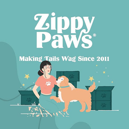 ZippyPaws SportsBallz - Dog Squeaky Toys to Keep Them Busy, Funny Plush for Small, Medium, & Large Dogs, Cute Stuffed Puppy Toy, Pet Products, Gift for All Breeds, Interactive Squeaker - Soccer Ball