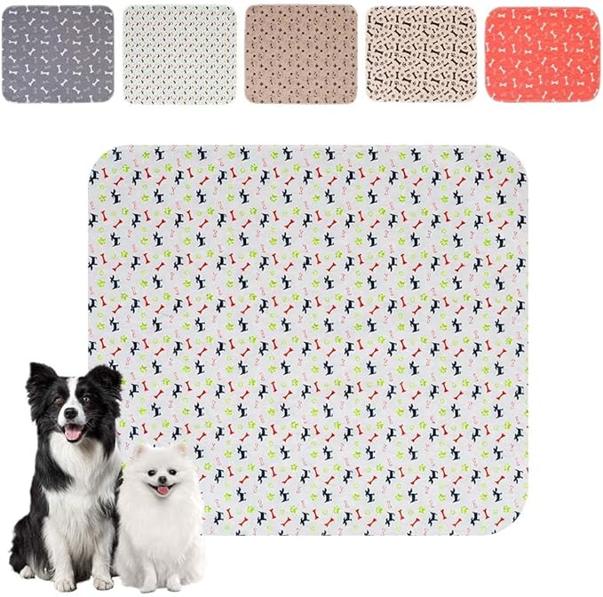 Puppy Pads for Dogs, 2026 New Washable Puppy Pads with Pheromones, Pee Pads for Dogs & Cats, Durable Leak-Proof & Anti-Slip Pet Training Pads for Home & Travel, Reusable (White, 15.7" x 23.6")