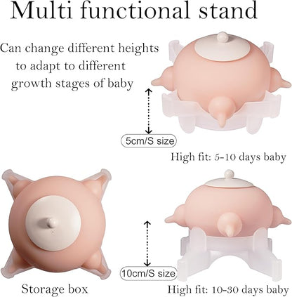 Doggiema Puppy Milk Feeder Nursing Station feeders for Multiple Puppies Milk replacer Dongdong pet L Size(Medium Dog)