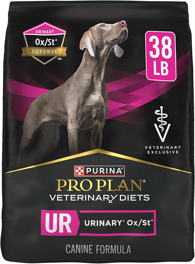 Pro Plan Veterinary Diets Purina UR Urinary Ox/St Canine Formula Dog Food Dry Kibble - 38 lb. Bag