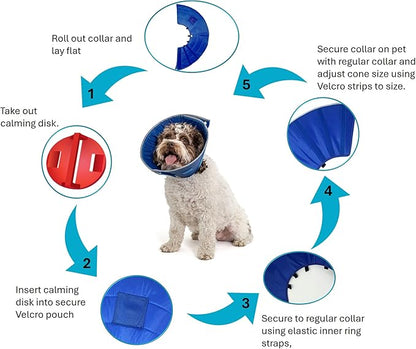 Calm Paws Dog Caring Collar W/Calming (Small)