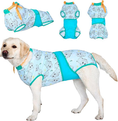 LovinPet Large Dog Recovery Suit: Spay Suit for Female & Male Dogs, Anti-Licking Protection, Full Body Coverage, Anti-Shedding