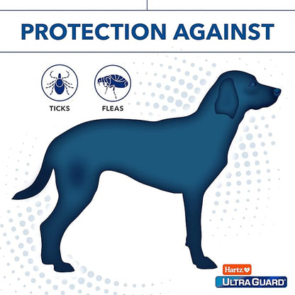 Hartz UltraGuard Flea & Tick Collar for Dogs and Puppies - 26" Neck, 7 Month Protection (Pack of 2)