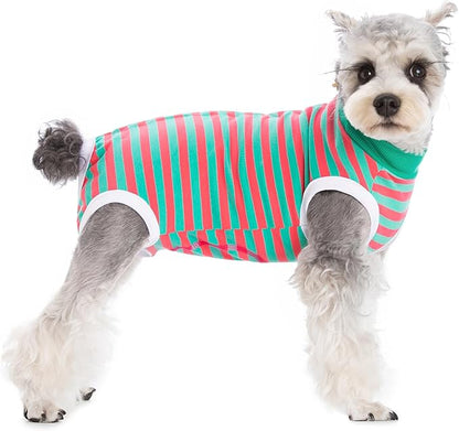 Coppthinktu Dog Surgery Recovery Suit for Dogs Cat Dog Onesie, Dog Recovery Suit Female for Small Medium, Pet Surgical Neuter Post-Surgery Suit E-Collar Alternative Anti Licking Abdominal Wounds