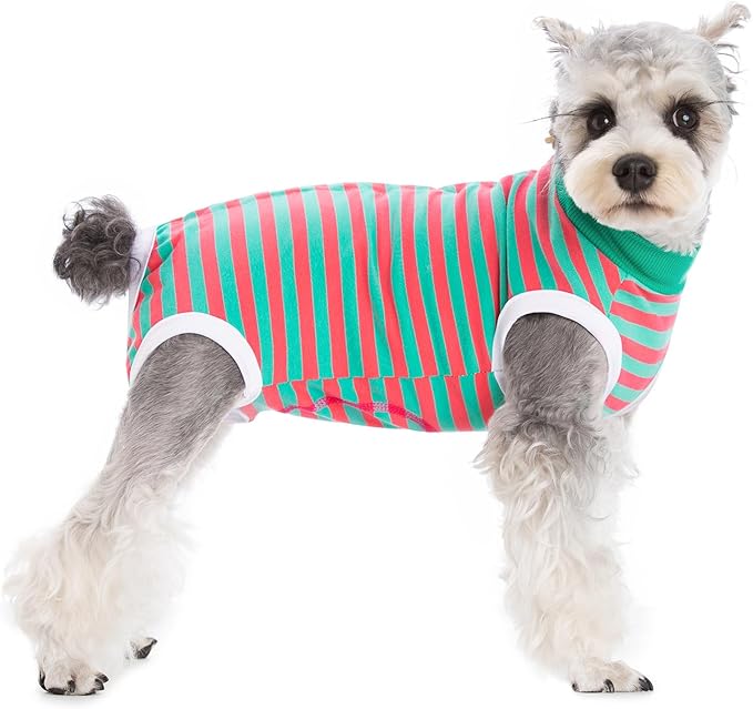 Coppthinktu Dog Surgery Recovery Suit for Dogs Cat Dog Onesie, Dog Recovery Suit Female for Small Medium, Pet Surgical Neuter Post-Surgery Suit E-Collar Alternative Anti Licking Abdominal Wounds