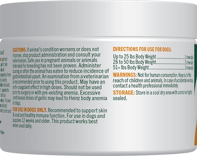 Vet's Best Natural Flea & Tick Soft Chews for Dogs – Natural Supplement for Dog Flea and Tick Prevention – Veterinarian-Formulated Itch Relief and Immune Support – Made in USA – 60 Chews