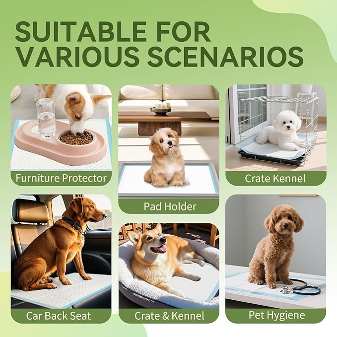 IMMCUTE 100 Count Premium Puppy Pads, 22"x23" Dog Pee Pads – Ultra-Soft Heat-Sealed, 6-Layer Leak-Proof & Super Absorbent Potty Training Pads for Dogs, Cats, Pets | Crate Training & Indoor Use, Blue