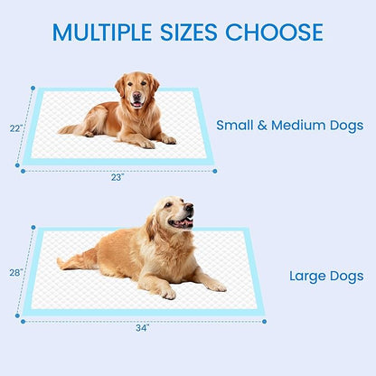 22"×23" Pee Pads for Dogs Disposable Underpads - 90 Count