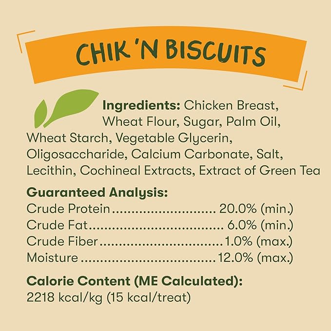 Pet 'n Shape Chik 'n Wrapped Biscuits – Natural Chicken Wrapped Dog Treats - 35 Ounce
