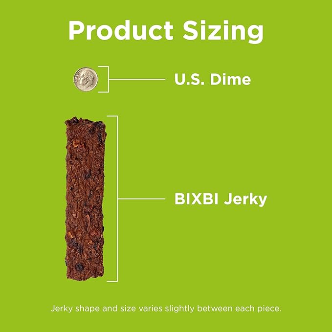 BIXBI Skin & Coat Support Chicken Jerky Dog Treats, 5 oz - USA Made Grain Free Dog Treats - Antioxidant Rich to Support Shiny, Full Bodied Coats - High in Protein, Whole Food Nutrition, No Fillers