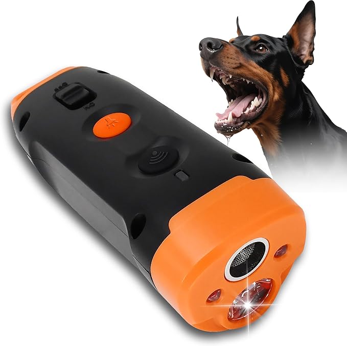 Ultrasonic Dog Bark Deterrent Devices - Rechargeable Anti-Barking Devices, 33-40FT Range Bark Control,Human Portable Dog Training & Behavior Aids