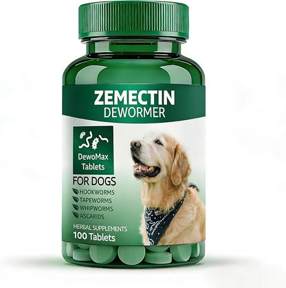 Zenectin Dewormer for Dogs, Digestive Cleanser, Broad Spectrum for All Wormer, Hookworms, Lung Worms, Pin Worms, Round Worms