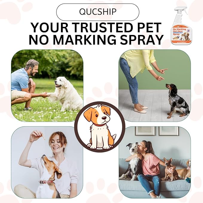Qucship 32oz Control Indoor Marking with This Easy-to-Use Spray - Eliminate Dog Marking Indoors with This Effective Spray