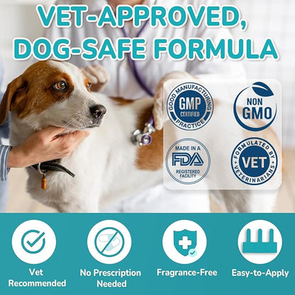 Flea and Tick Prevention for Medium Dogs, 6-Month Supply Dog Flea and Tick Treatment Drops, Topical Fast-Acting Dog Treatment for Medium Dogs Up to 23 to 44 lbs