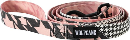 Wolfgang Heavy Duty Dog Leash, Pull-Tested for Walking & Training, HoundsPink Print, Small
