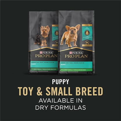 Purina Pro Plan Puppy Small Breed Chicken and Brown Rice Entree Wet Dog Food for Small Dogs - (Pack of 24) 5.5 oz. Cans
