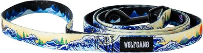 Wolfgang Heavy Duty Dog Leash, Pull-Tested for Walking & Training, MountainWave Print, Small