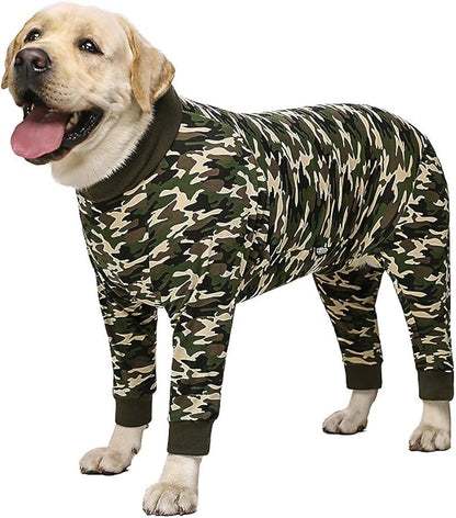 Surgery Recovery Suit Female Male for Dogs After Surgery Medium Large Dogs Onesie,Lightweight Dog Recovery Suit for Shedding Prevent Licking Surgical Wound,Dog Pajamas Pjs,Full Belly