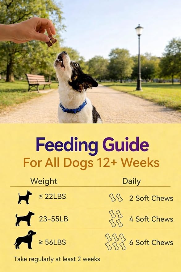 Dog Allergy Relief Chews – Daily Allergy & Immune Support with Quercetin, Colostrum & Probiotics, Helps Maintain Normal Histamine Response, Supports Skin & Coat Comfort, Gut Health, 120ct