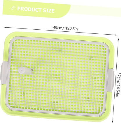 LIOOBO Pet Toilet Training Potty Small Portable Dog Potty Tray Easy to Clean Non-Slip for Indoor Use