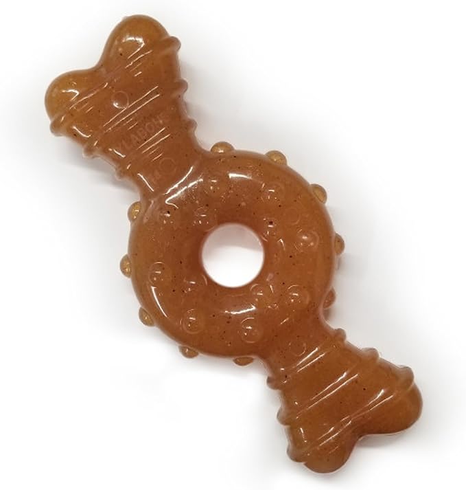 Nylabone Ring Bone Power Chew Toy for Dogs, Durable Dog Toys for Aggressive Chewers, Dog Chew Bone, Long Lasting Flavor Medley Flavor, For X-Small Dogs - Up to 15 lbs, 1 Count