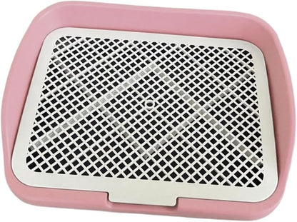 Dog Toilet Training, Toilet Puppy Pad Holder, Non-Slip, with Column, Dog Pee Holder, Training Pad for, Home, Dorm, Pink