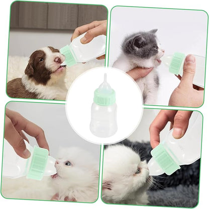 1set Cat and Dog Nursing Bottle Kit Portable Pet Feeding Milk Bottle Set for Kittens Puppies and Small Animals Easy to Clean Lightweight Feeding Tool