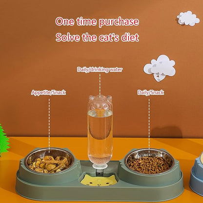 Pet Food Bowl Small Dog Feeder Water Feeding Dog Storage Anti-Skid Dogs Dishware Bowls for Food and Water Automatic
