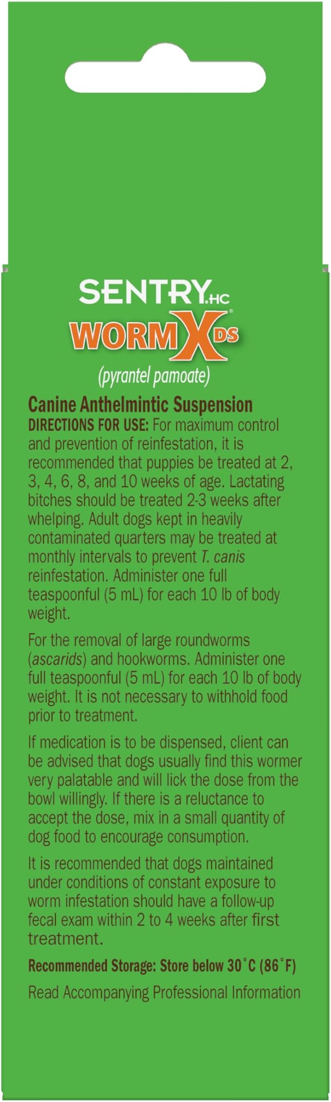 WORM X PLUS 7 Way De-Wormer Liquid for Dogs, 2 oz Canine Anthelmintic Suspension for Dogs Up to 120 lbs (pyrantel pamoate)