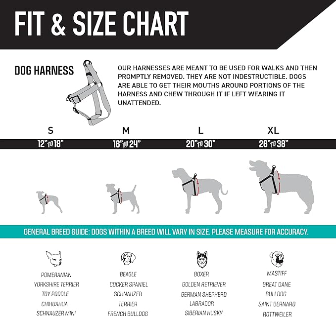 Wolfgang Heavy Duty Adjustable Dog Harness, Pull-Tested for Walking & Training, WesternSky Print, X-Large