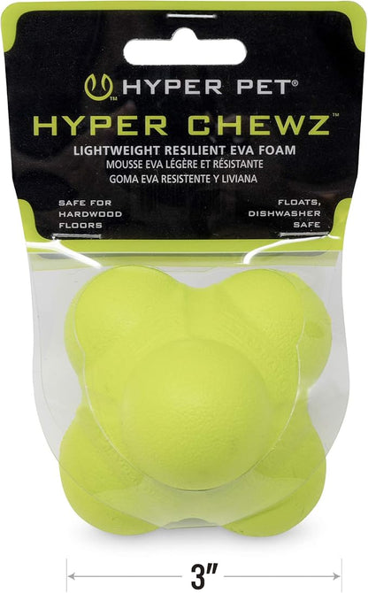 Hyper Pet Fetching Dog Toys - Throwing Bumpy Ball Dog Toy Made with EVA Foam - Lightweight & Floats on Water (Pack of 5)