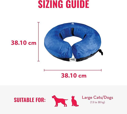 KONG - Cloud Collar - Inflatable Collar - For Injuries, Rashes and Post Surgery Recovery - For Large Dogs