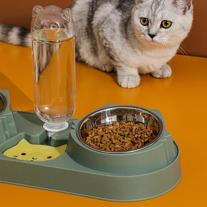 Pet Food Bowl Small Dog Feeder Water Feeding Dog Storage Anti-Skid Dogs Dishware Bowls for Food and Water Automatic