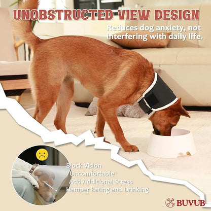 Dog Neck Brace Supports Pet's Neck with Cervical Vertebral Sprains Instability Intervertebral Disk Disease (IVDD) Collar for Dog (Wide L)