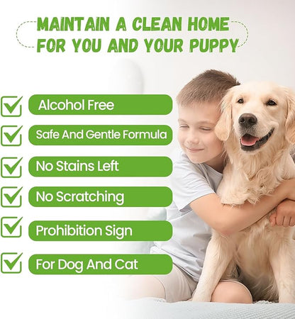 No Chew Spray for Dogs, Bitter Apple Spray for Dogs Cats Anti Chewing Licking from Furniture, Shoes, Bandages, Dog Training & Behavior Aids Spray, 200ML, Indoor & Outdoor Use