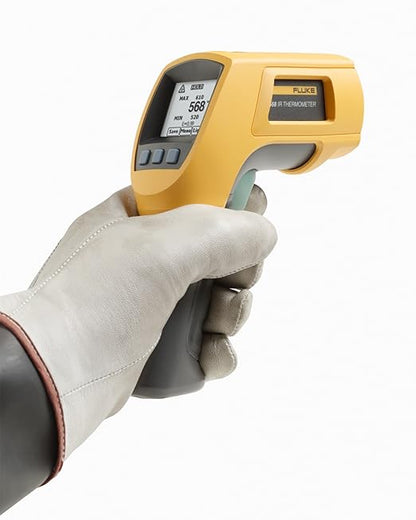 Fluke 568 Dual Infrared Thermometer, -40 to +1472 Degree F Range, Contact/Non Contact