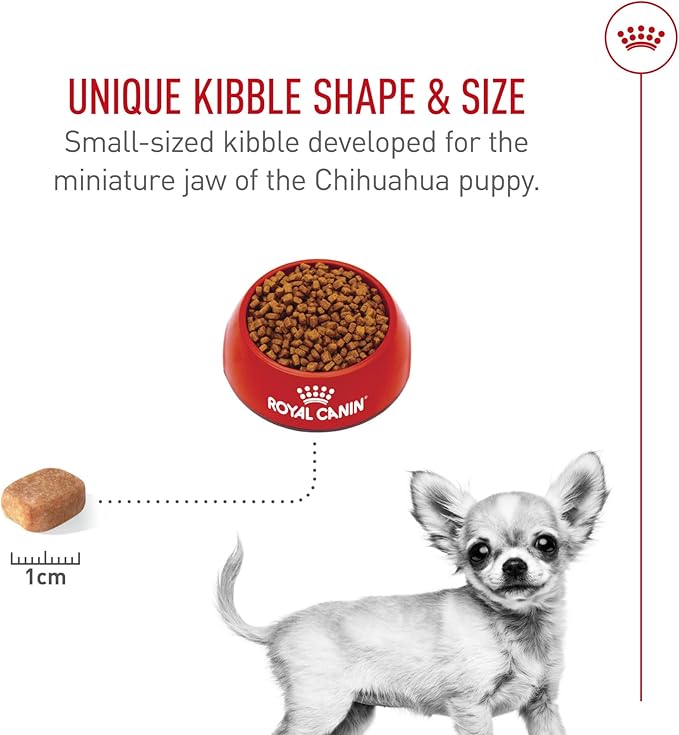 ROYAL CANIN Breed Health Nutrition Chihuahua Puppy Dry Dog Food,2.5 lb Bag,(Pack of 2)