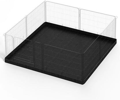 PJYuCien Dog Playpen Bottom Pad - Stabilize the Dog Play Pen, Easy to Clean and Waterproof, Fits Most 8 Panels 32 Inch Width Metal Dog Fence Square 64”x64 Dog Playpen(Only Bottom Pad, No Playpen)