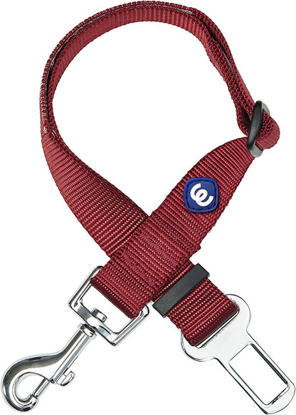 Blueberry Pet Dog Leash Puppy Essentials Seat Belt Tether for Dogs Cats, Fired Brick, Heavy Duty Dog Leashes for Large Dogs - Safety for Pet Parents, Road Trip Enthusiasts, 2"x27.5"