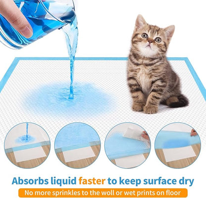 Bolux Dog and Puppy Training Pads， Disposable Dog Pee Pads (20, 23.5"*35.5"(60*90cm))
